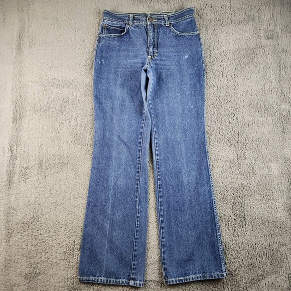 L'Avion Denim - L'Avion Jeans Womens 28x31Blue Vintage Denim Flare Leg 70s Ribcage Jean Western